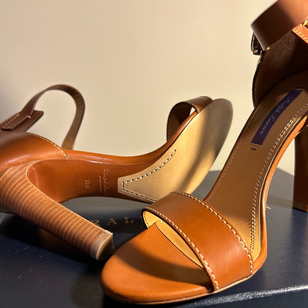 Elegant Brown Burnished Calf-Darcia-San Leather Heels